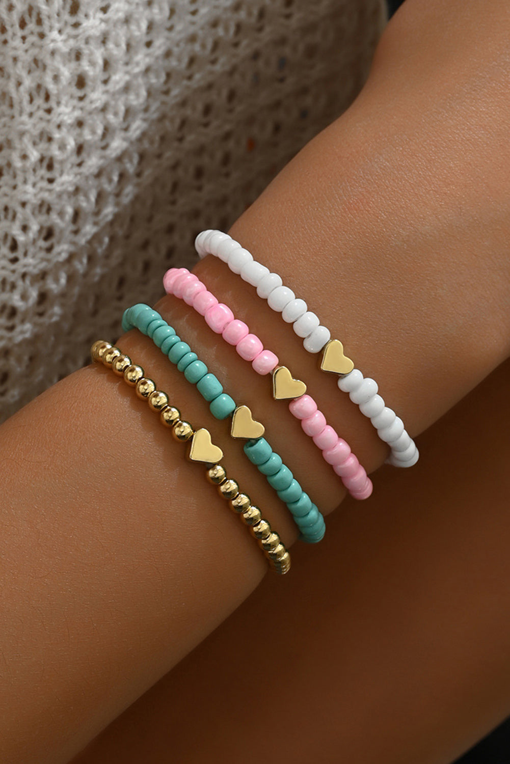 Sweetheart Stack Bracelet Set