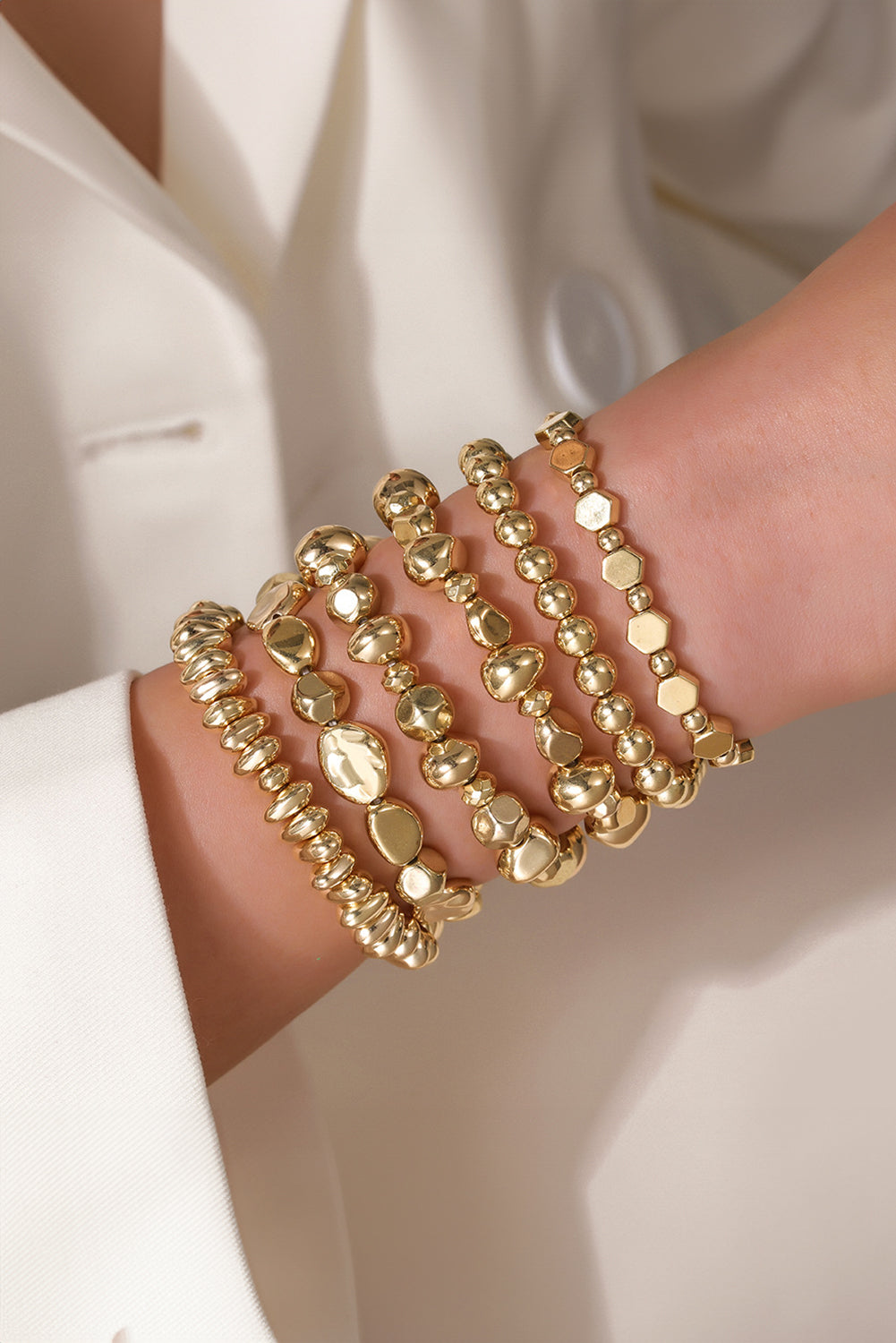 Golden Harmony Bracelet Set