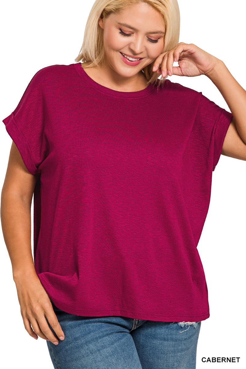 Relaxed Modal Tee Curvy