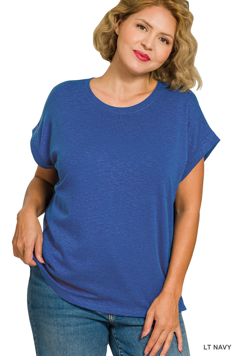 Relaxed Modal Tee Curvy