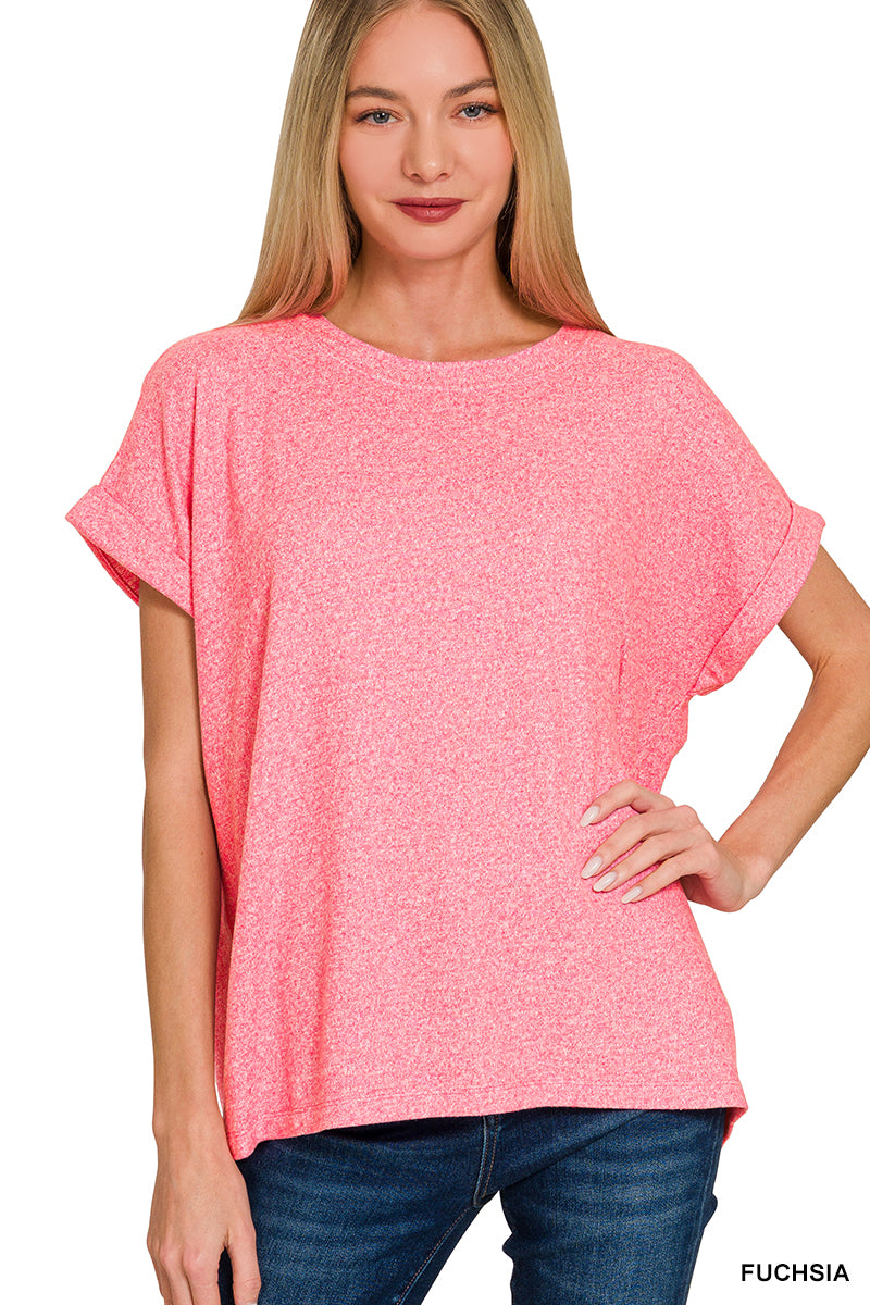 Relaxed Melange Top