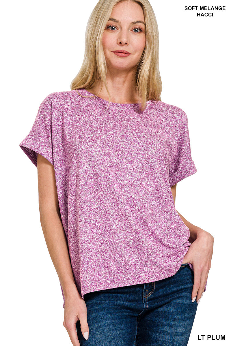 Relaxed Melange Top