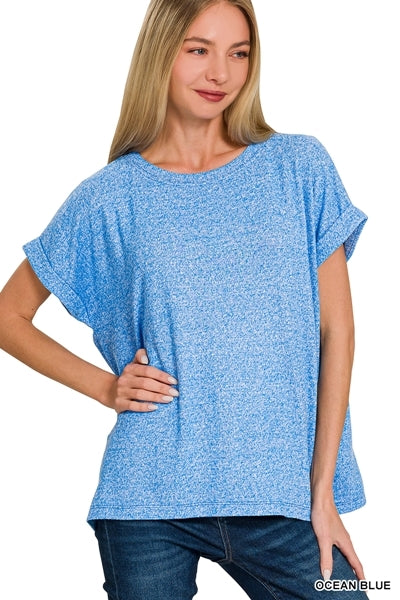 Relaxed Melange Top