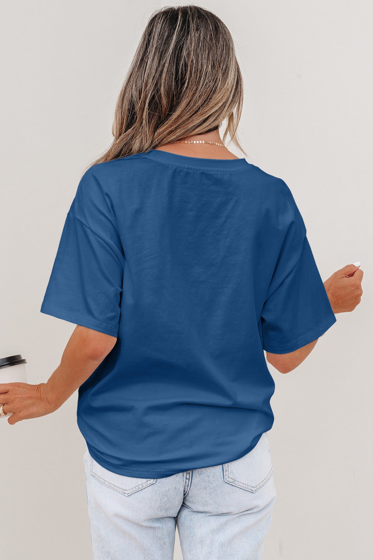 Sail Blue Denim Patch Tee