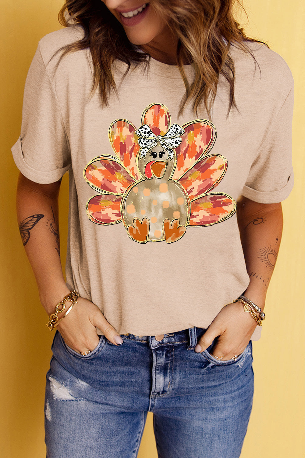 Gobble & Grace Bow Tee