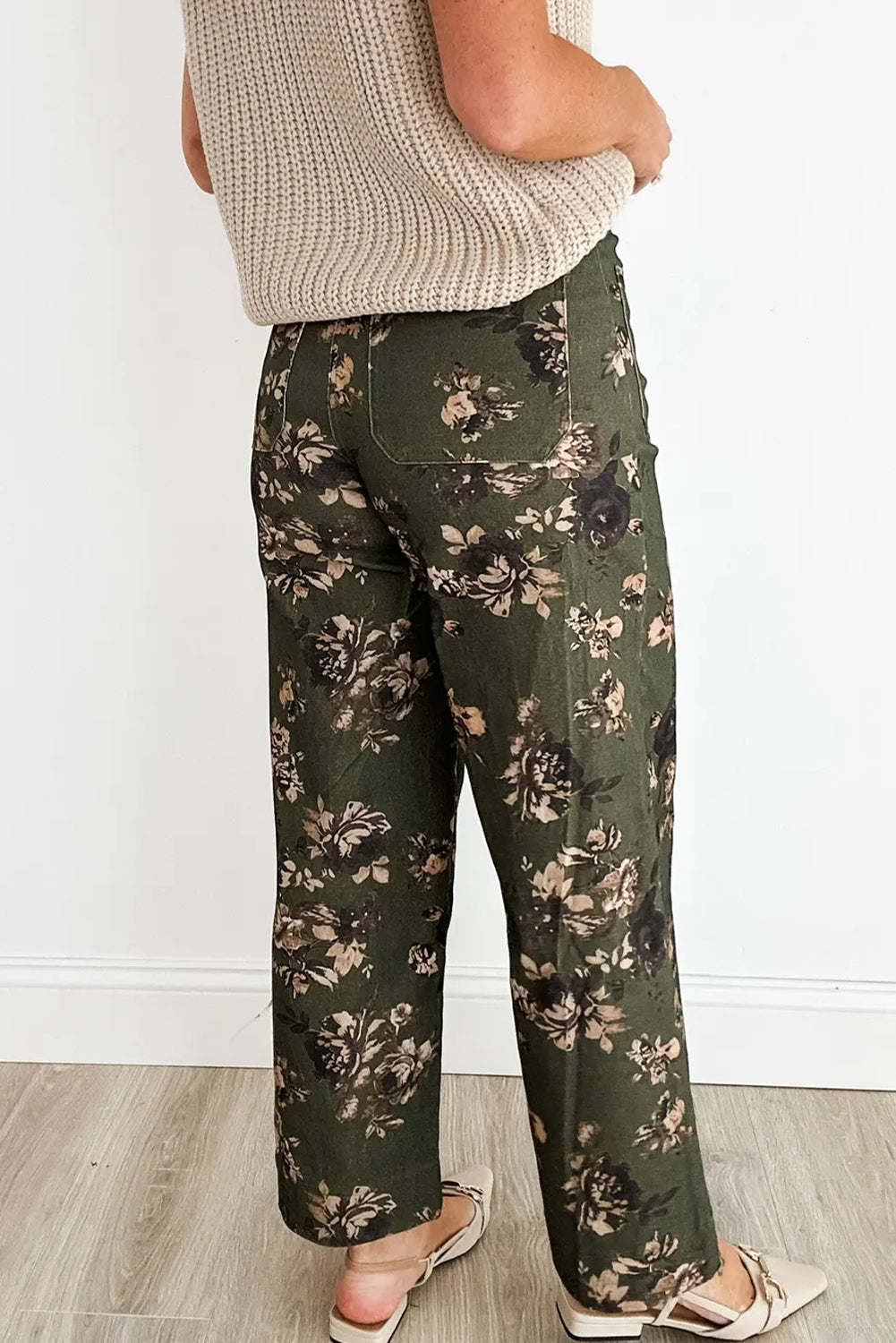 Wild Olive Floral Jeans