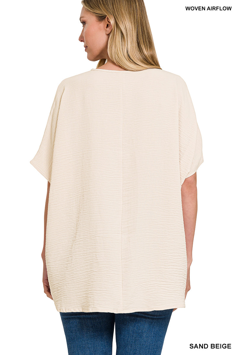 The Go-To Dolman Zenana Top - Sand Beige