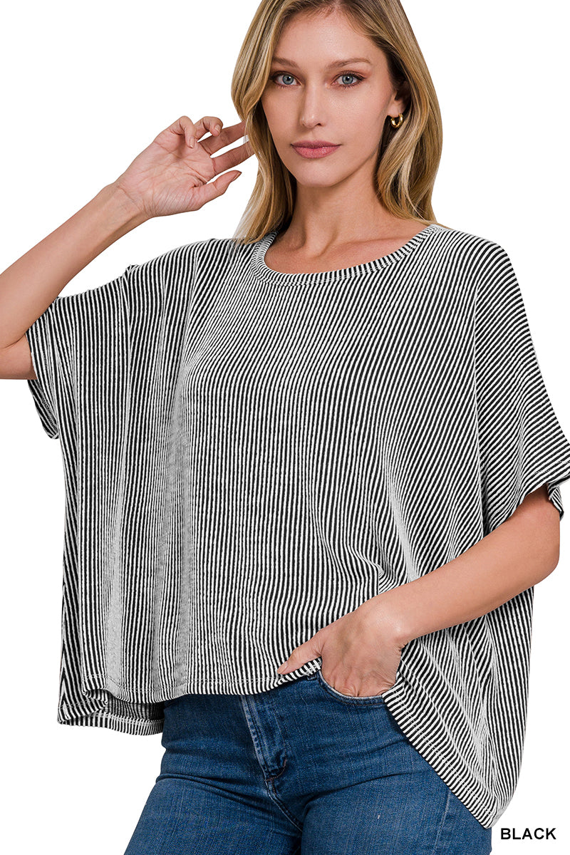 Relaxed Ribbed Top