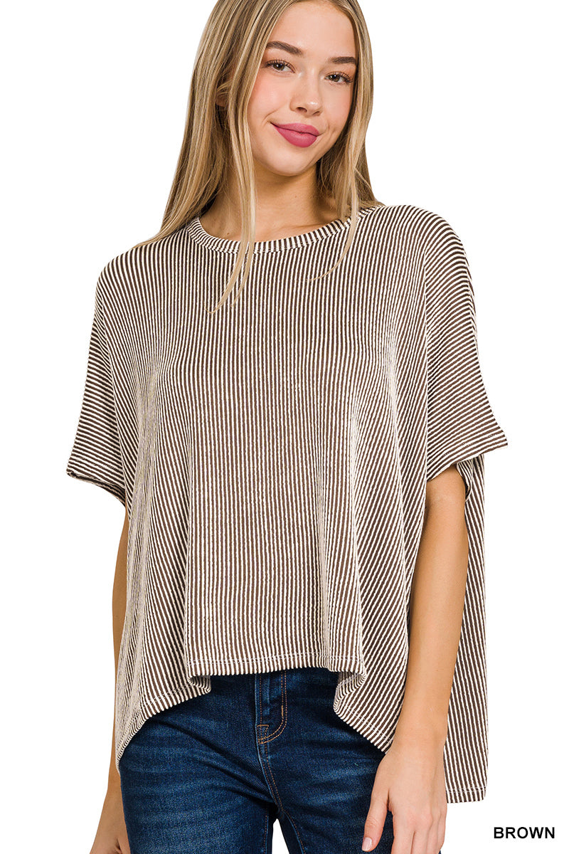 Relaxed Ribbed Top