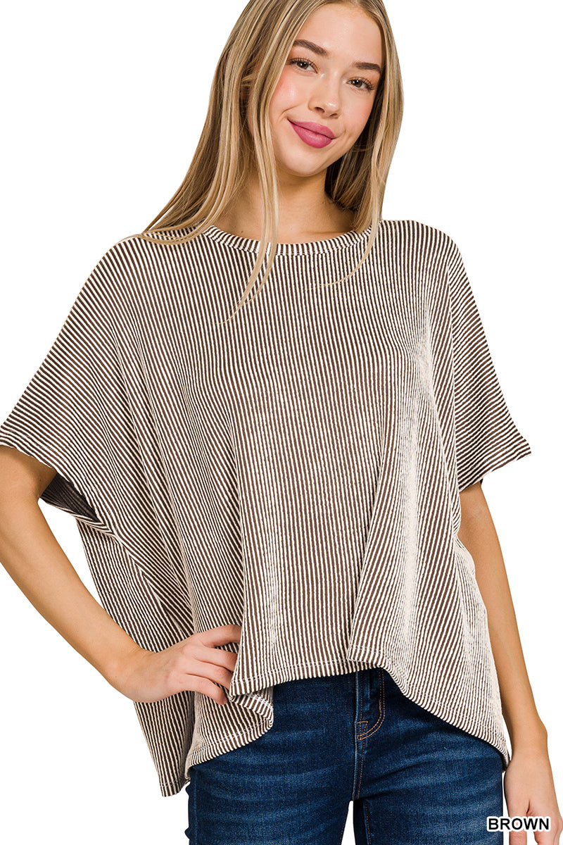 Relaxed Ribbed Top