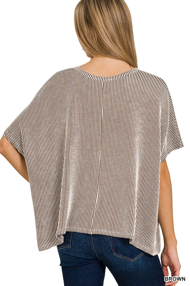 Relaxed Ribbed Top