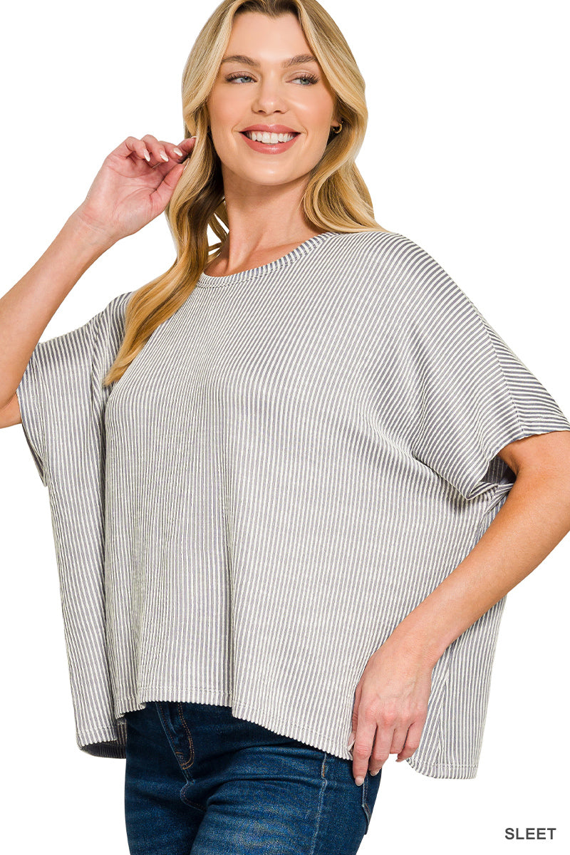 Relaxed Ribbed Top
