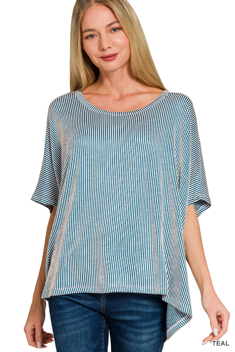 Relaxed Ribbed Top