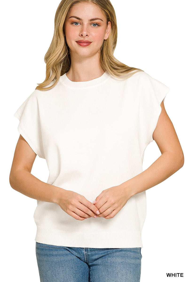 Round Neck Sweater Top